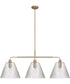 Pleated 3-Light Lighting Premium Bronze