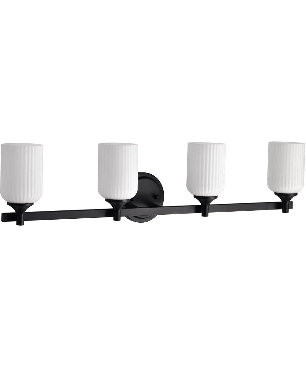 Solara 4-Light Vanity & Wall Matte Black