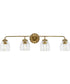 Quillan 4-Light Transitional Bath & Vanity Light Gold Ombre