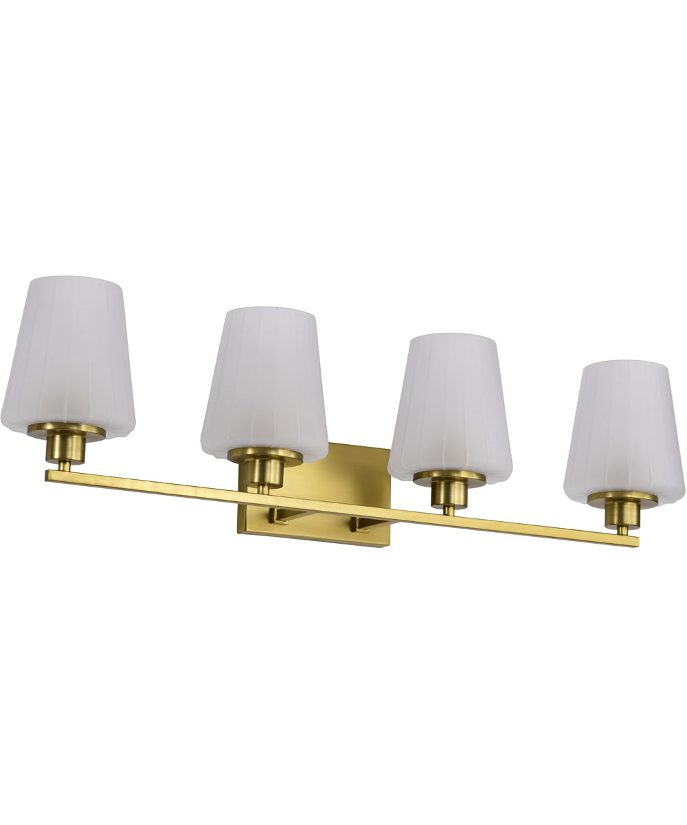 Lune 4-Light Vanity & Wall Vintage Brass