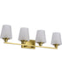 Lune 4-Light Vanity & Wall Vintage Brass