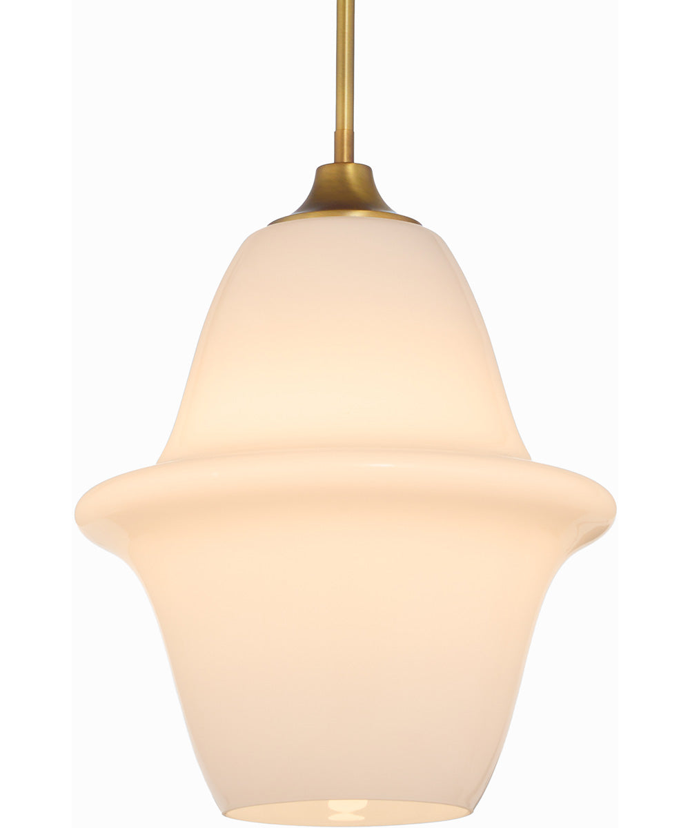 Stewart Pendant Brushed Brass