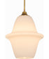 Stewart Pendant Brushed Brass