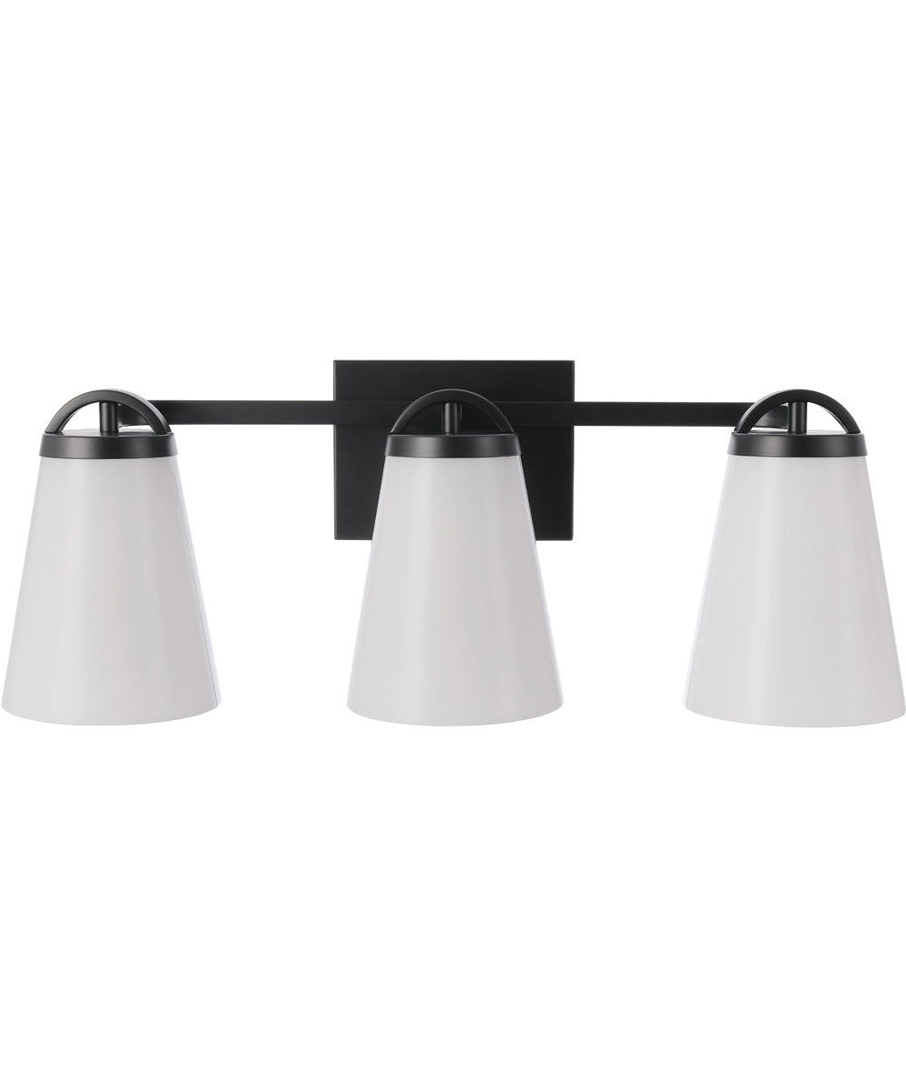 Zane 3-Light Lighting Flat Black