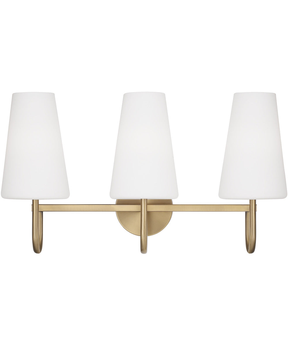 Averitt 3-Light Vanity Aged Brass