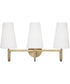 Averitt 3-Light Vanity Aged Brass