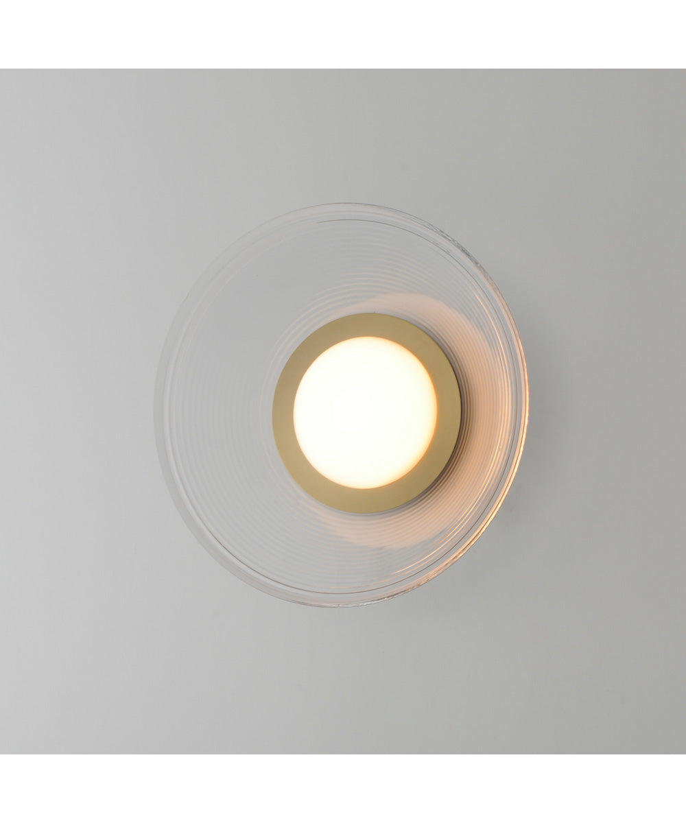 Jensen 12 inch Wall Sconce/Flush Mount Satin Brass