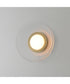 Jensen 12 inch Wall Sconce/Flush Mount Satin Brass