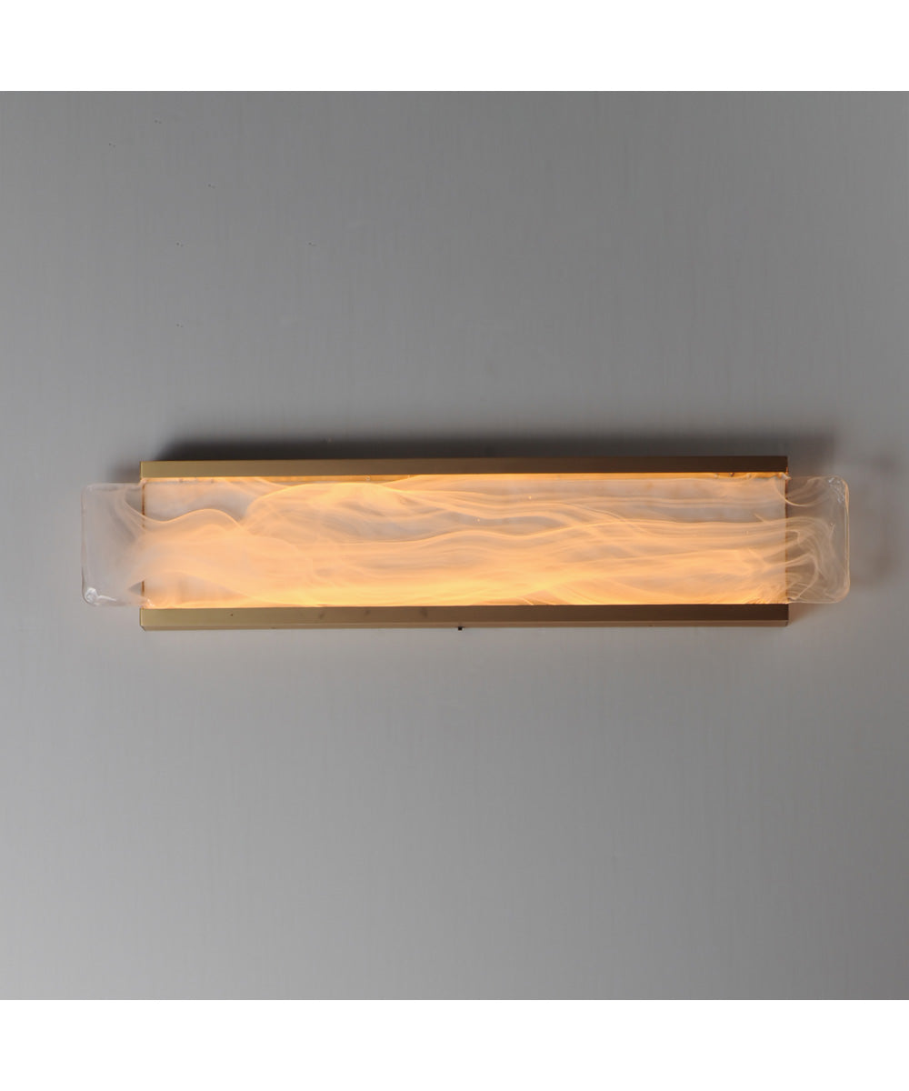 Celine 24 inch LED Bath Vanity Natural Aged Brass