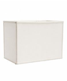 7"W x 9"H Rectangular Drum Lampshade White