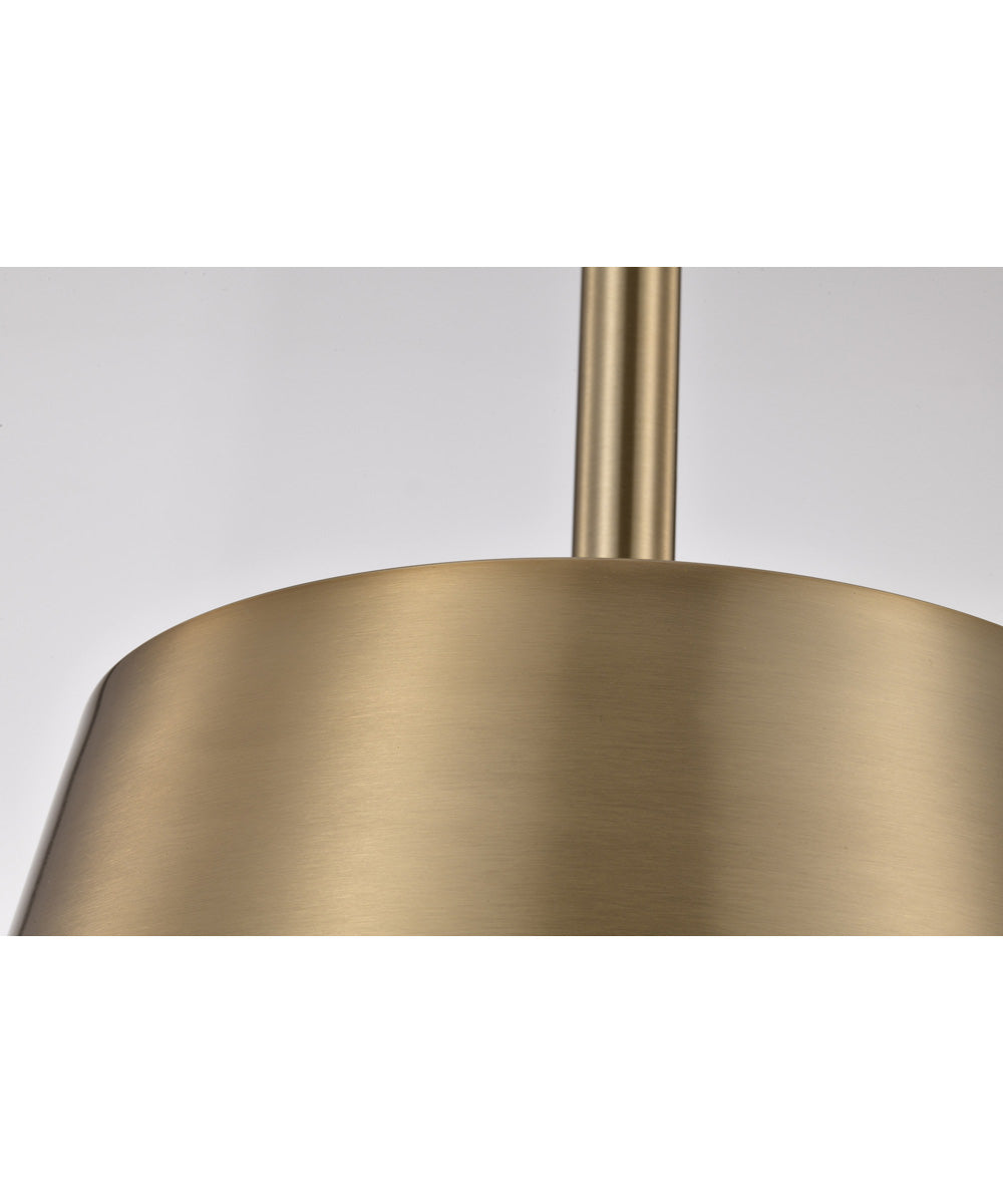 Alexis 1-Light Pendant Burnished Brass / Gold