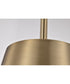 Alexis 1-Light Pendant Burnished Brass / Gold