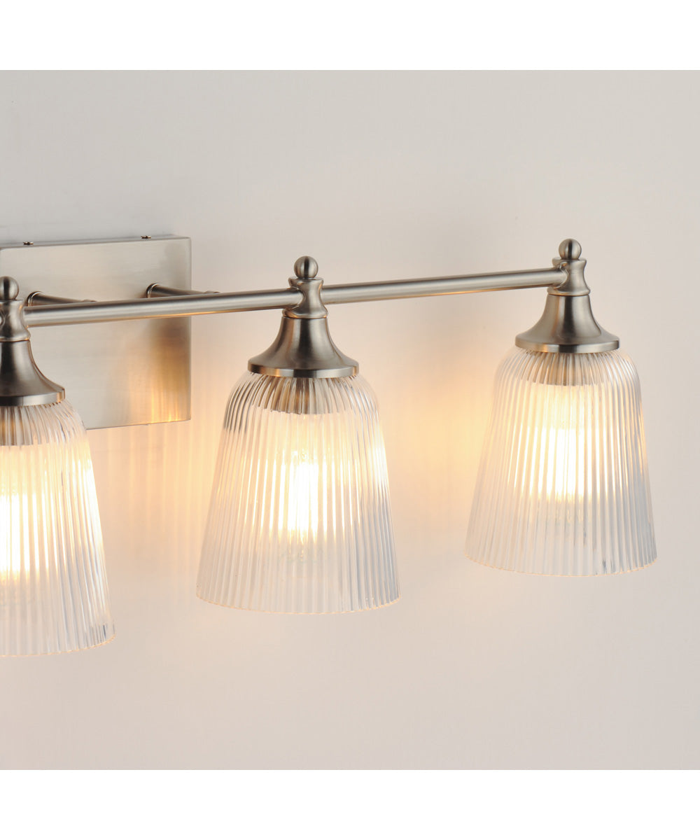 Julip 4-Light Bath Vanity Satin Nickel