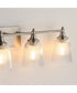 Julip 4-Light Bath Vanity Satin Nickel