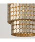 Eliana 1-Light Pendant Champagne Brass