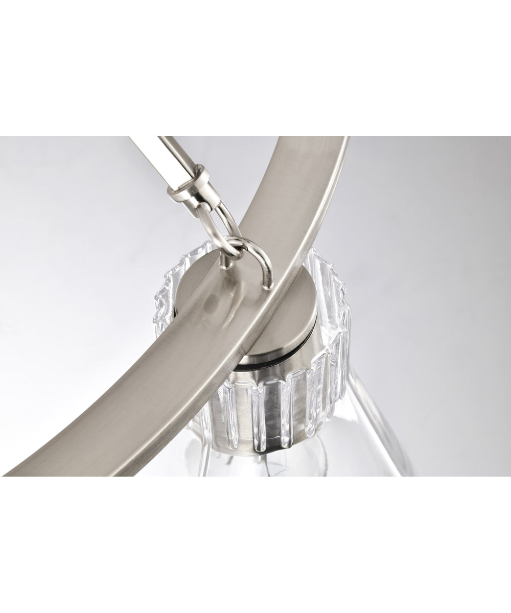 Gianna 6-Light Chandelier Brushed Nickel