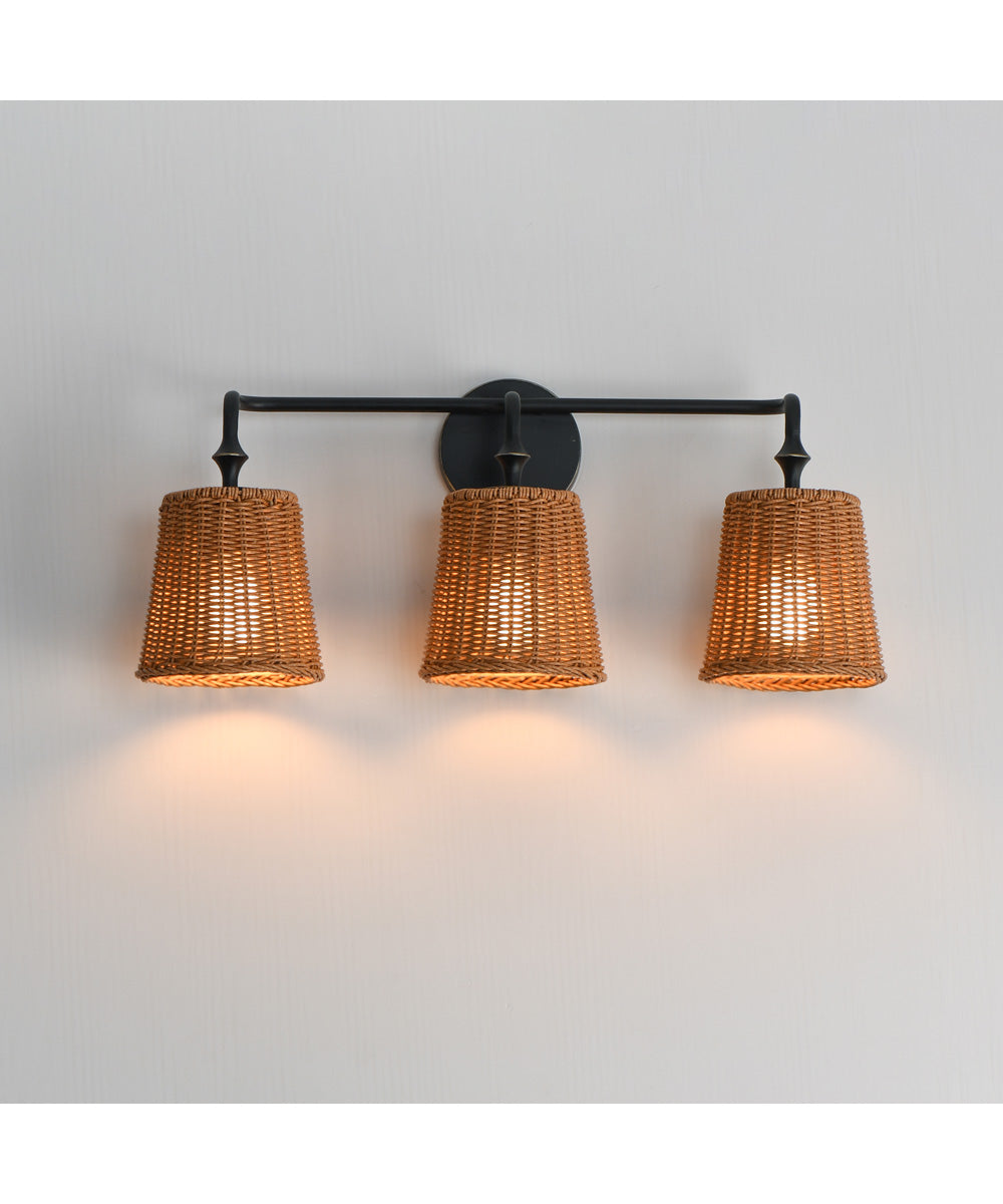 Baja 3-Light Bath Vanity Dark Bronze