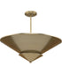 Pinellas 25 in. 4-Light Flush Mount Soft Gold