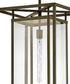 Max 1-Light Extra Large Hanging Lantern 12v in Burnished Bronze