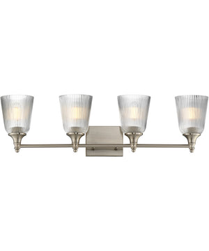 Julip 4-Light Bath Vanity Satin Nickel