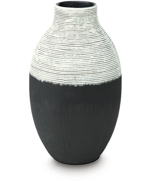 Girtha Vase Antique White/Black