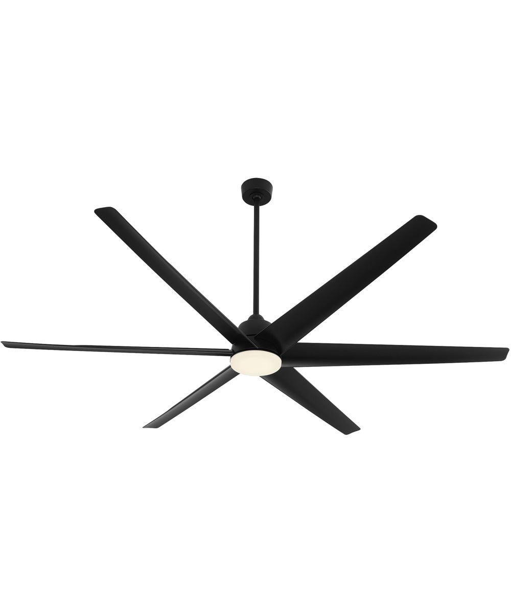 84" Spree Patio Ceiling Fan Matte Black