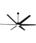 84" Spree Patio Ceiling Fan Matte Black