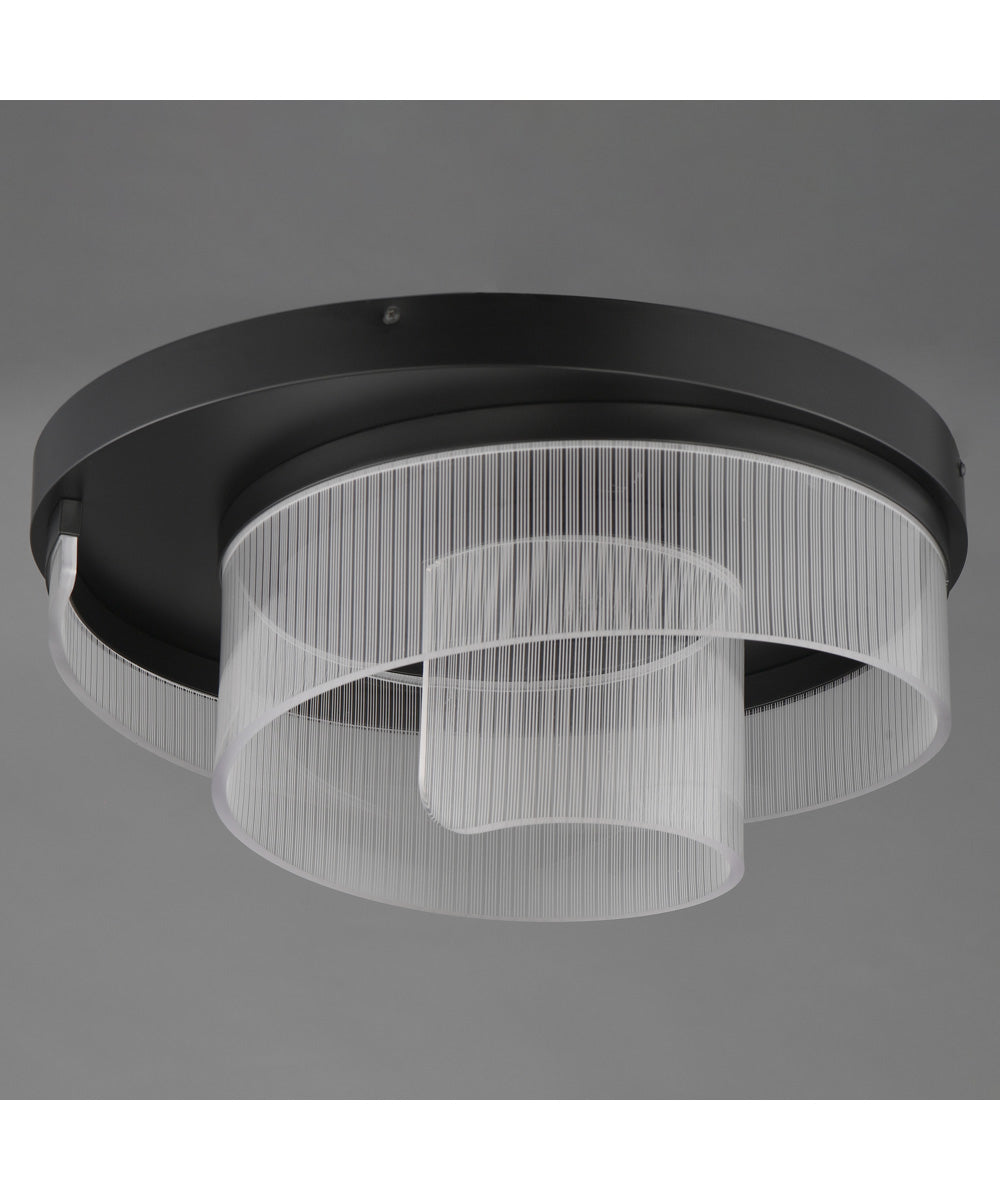 Sonata 20 inch LED Flush Mount Black