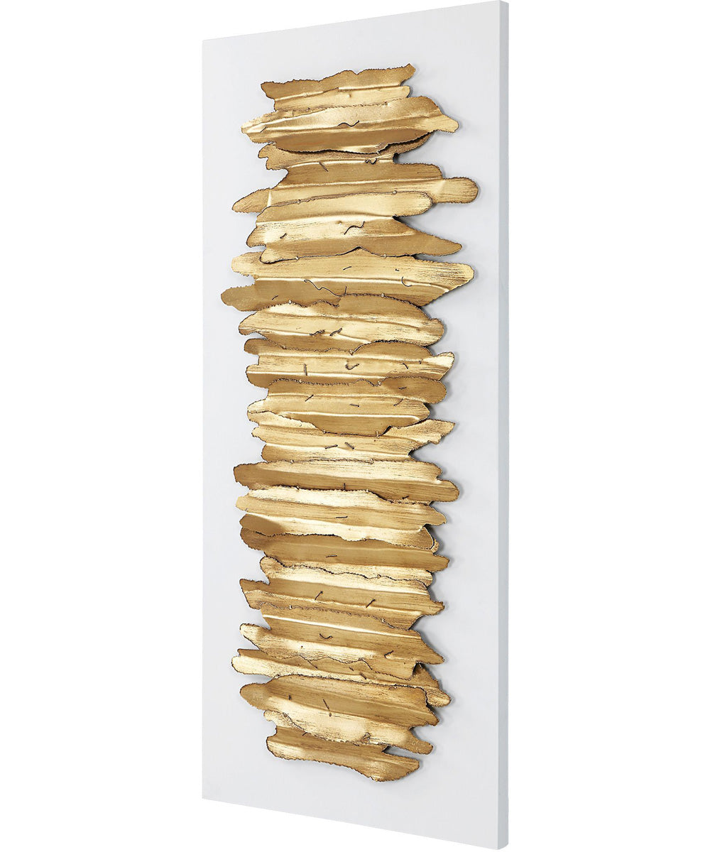 Lev White Metal Wall Decor
