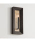 Dunn 1-Light Sconce Espresso Stain and Black