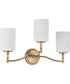 Liam 3-Light Vanity & Wall Burnished Brass