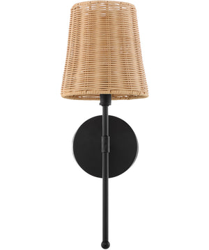 Fairview 1-light Wall Mount Light Fixture Matte Black