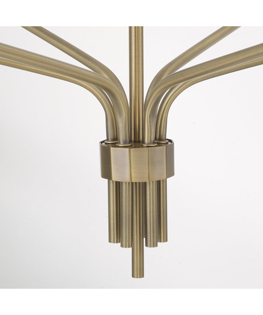 Palmer 6-Light Chandelier Antiqued Brass