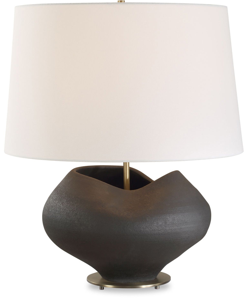 Nocturne Aged Black Table Lamp