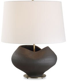 Nocturne Aged Black Table Lamp