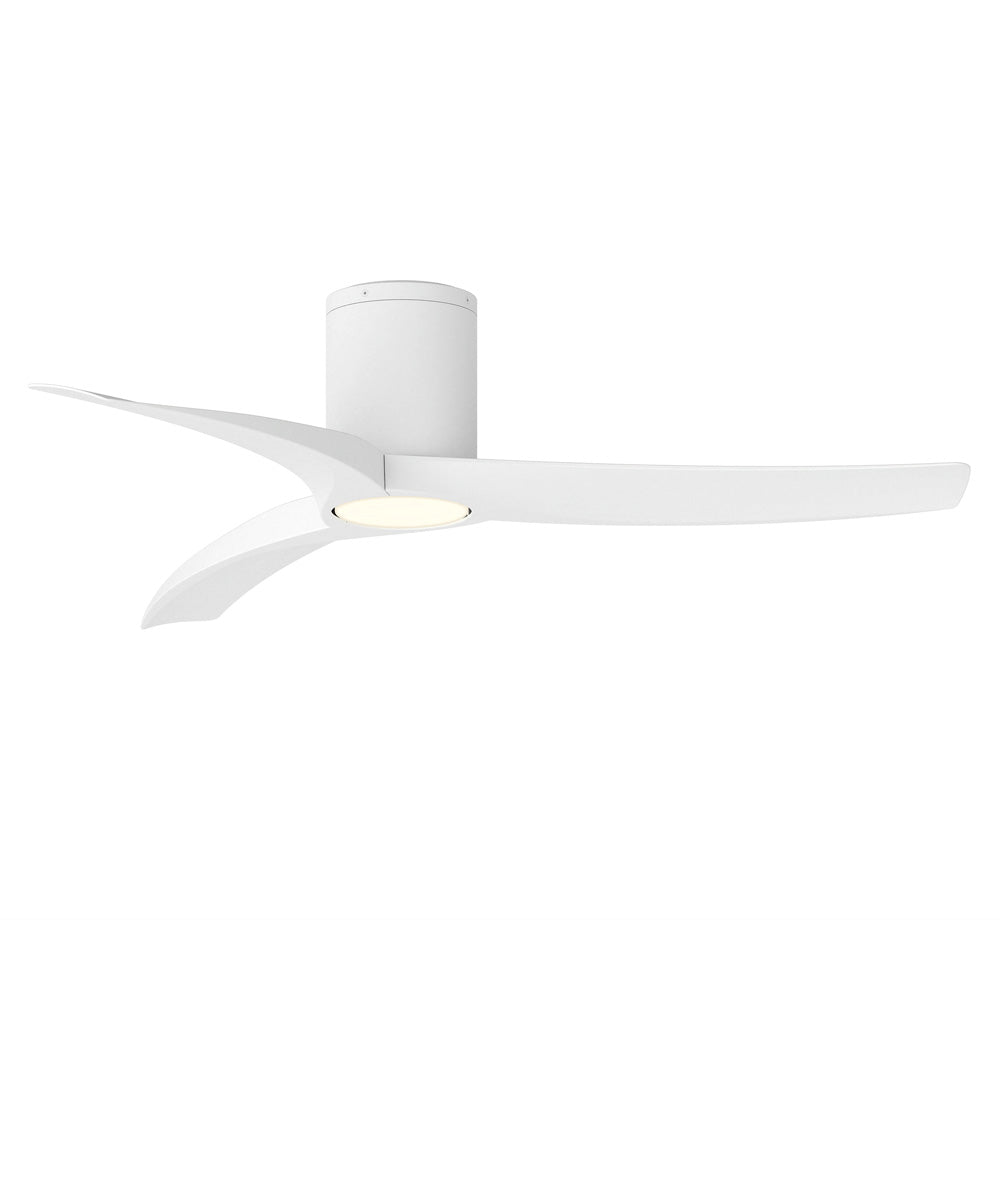 Drifter 52 inch Outdoor Hugger Fan w LED Matte White