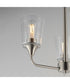 Hudson 3-Light Chandelier Satin Nickel
