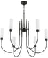 Jerome 6-light Chandelier Matte Black