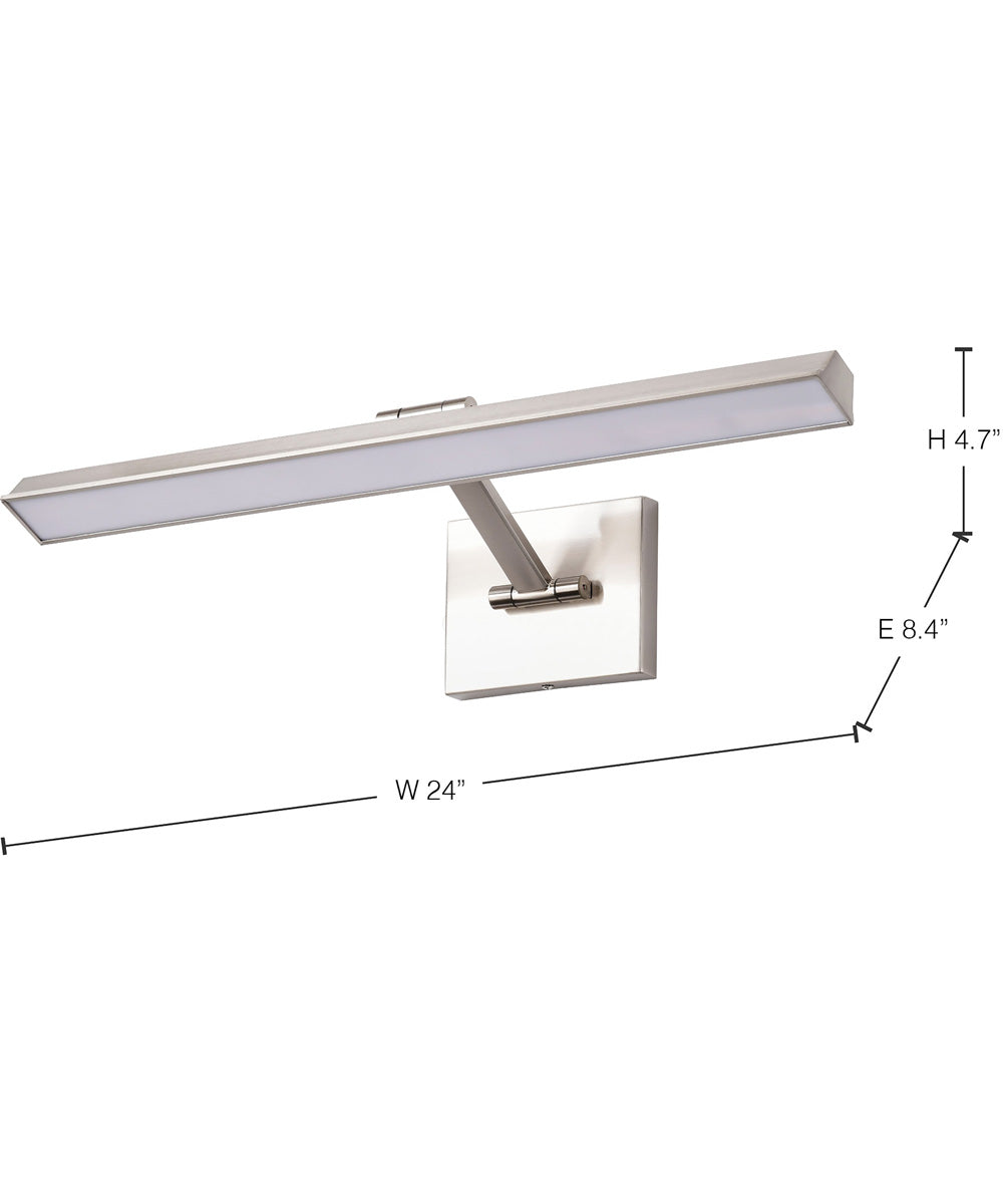 Hazel  Vanity & Wall Brushed Nickel