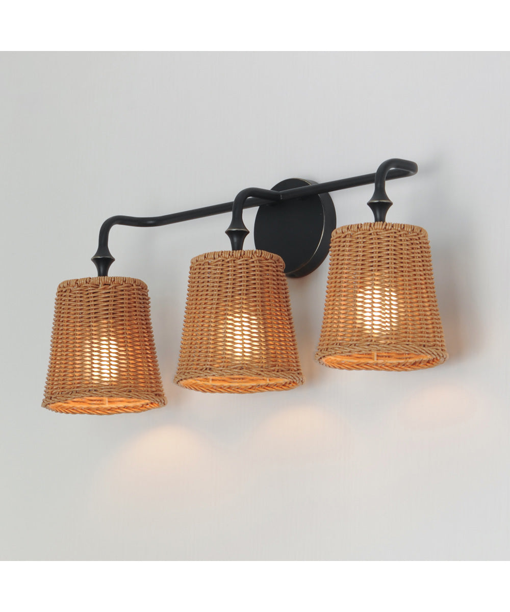 Baja 3-Light Bath Vanity Dark Bronze