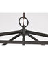 Emma 4-Light Pendant Dark Bronze