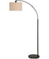 Arc Floor Lamp with Black Finish