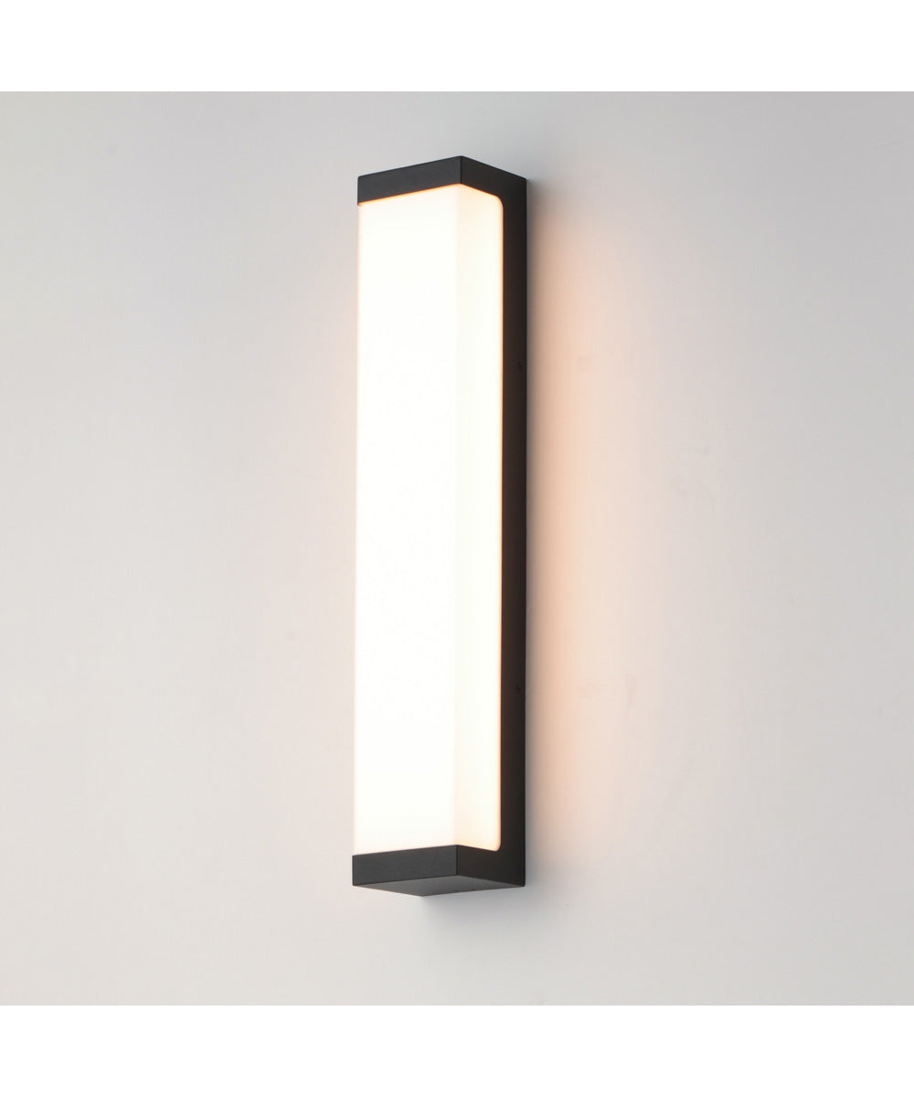 Tunnel 26-28 inch LED Outdoor Sconce Black
