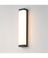 Tunnel 26-28 inch LED Outdoor Sconce Black