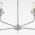 Raymond Chandelier Satin Nickel