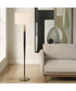 Stowe Satin Black Floor Lamp