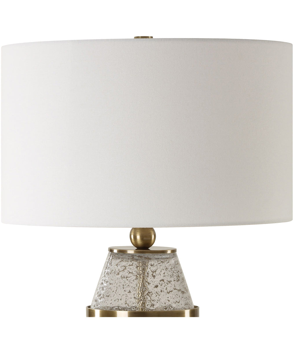 Out Of Time Seeded Glass Table Lamp