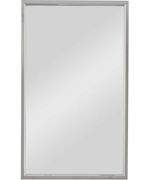 18x30" Wall Mirror in Stainless Steel