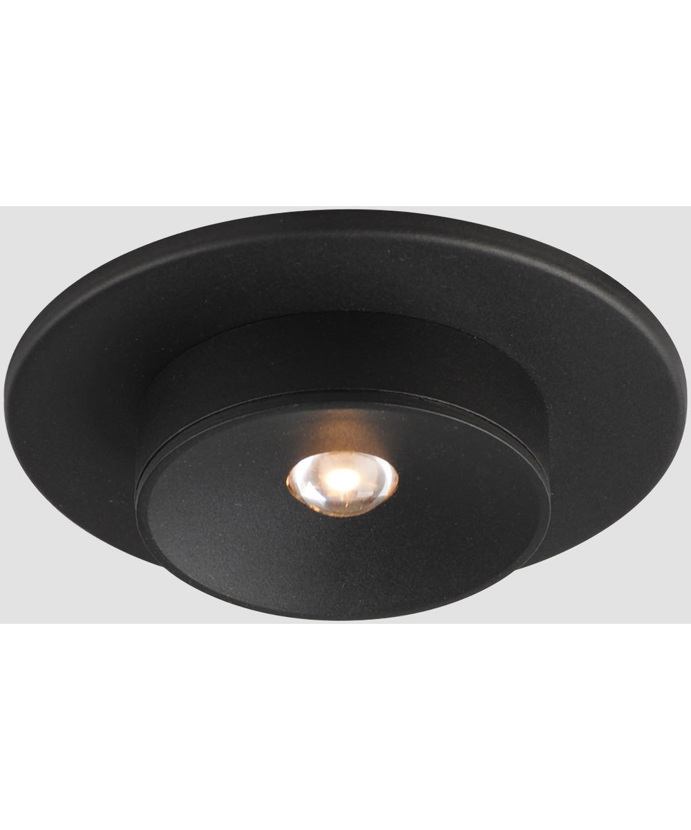 Caldera LED Flush Mount Black