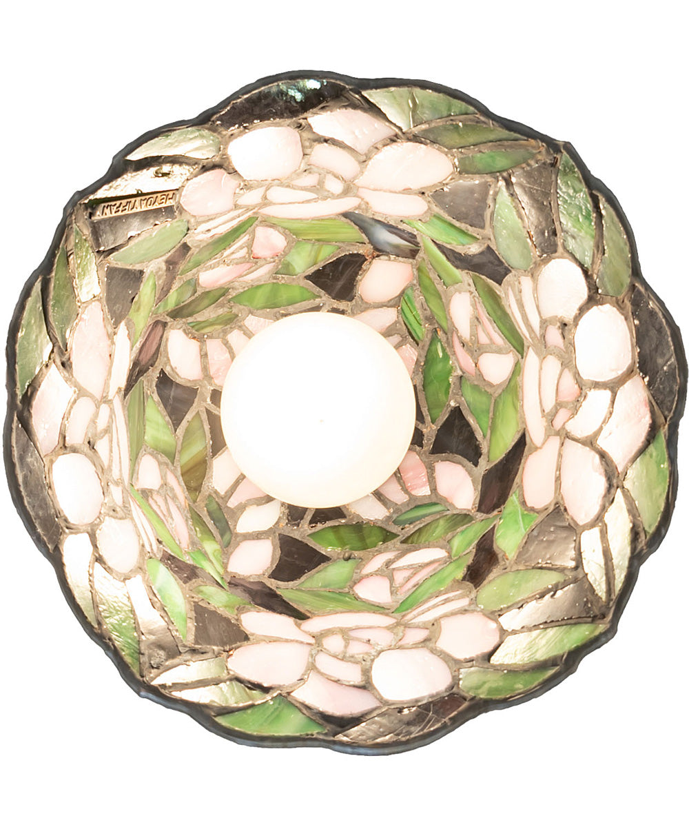 8" Wide Begonia Flushmount